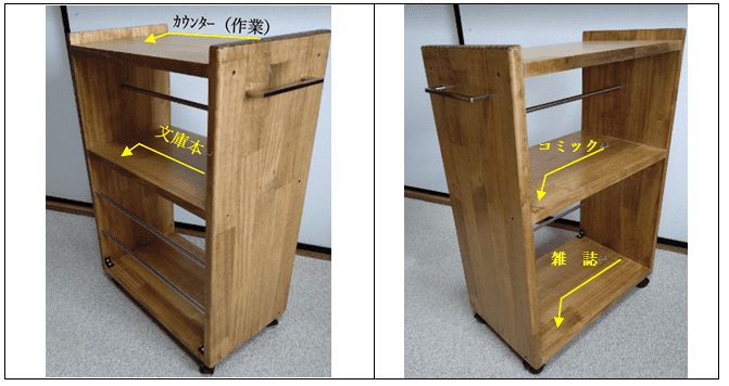 完成した本棚